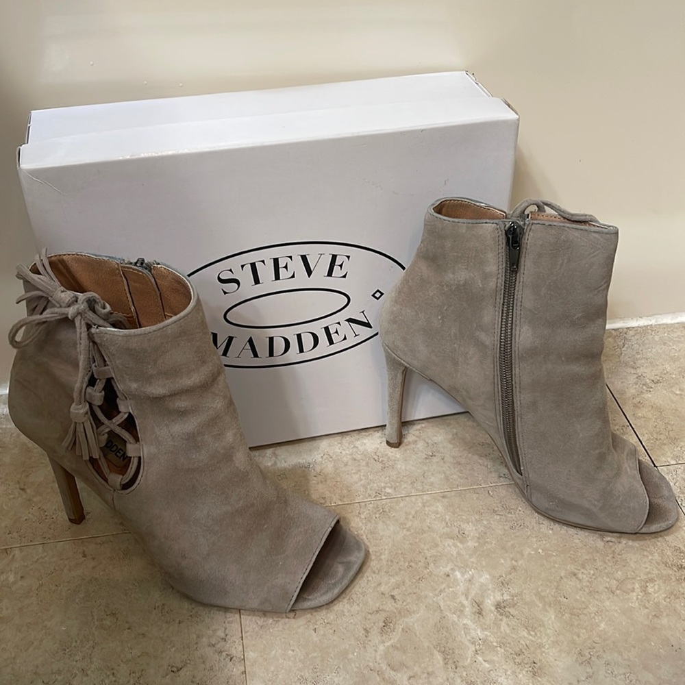 Steve Madden Peep Toe Booties